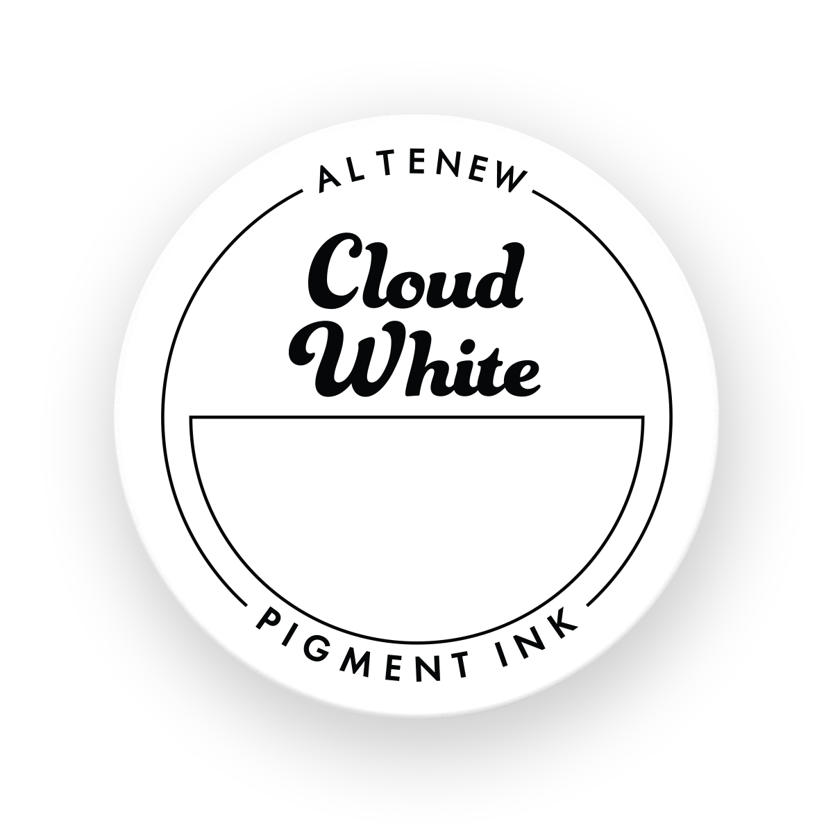 Chrisp Ink Cloud White Pigment Ink | Altenew Inks for Crisp Stamping