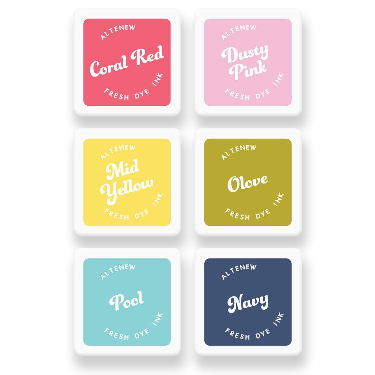Stewart Superior Inks Deco Garden Fresh Dye Ink Mini Cube Set