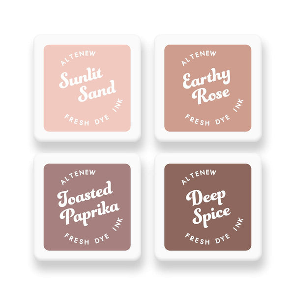 Earthy Embrace Fresh Dye Ink Mini Cube Set