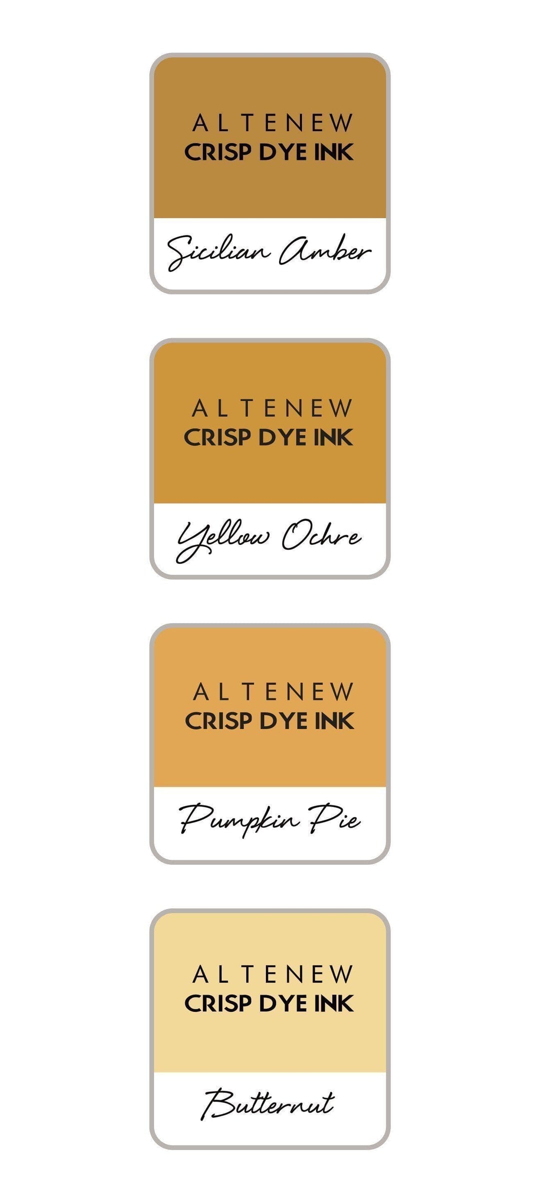 Stewart Superior Inks Fall Harvest Crisp Dye Ink Mini Cube Set
