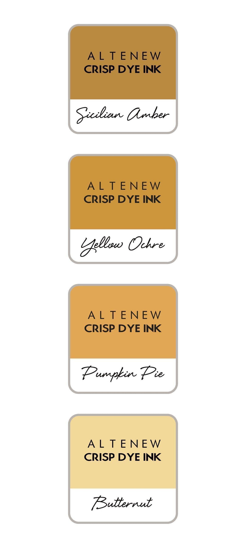 Fall Harvest Crisp Dye Ink Mini Cube Set | Altenew