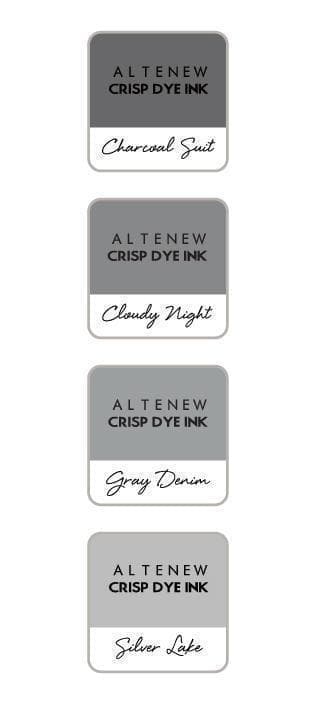 Stewart Superior Inks Gentleman's Gray Crisp Dye Ink Mini Cube Set