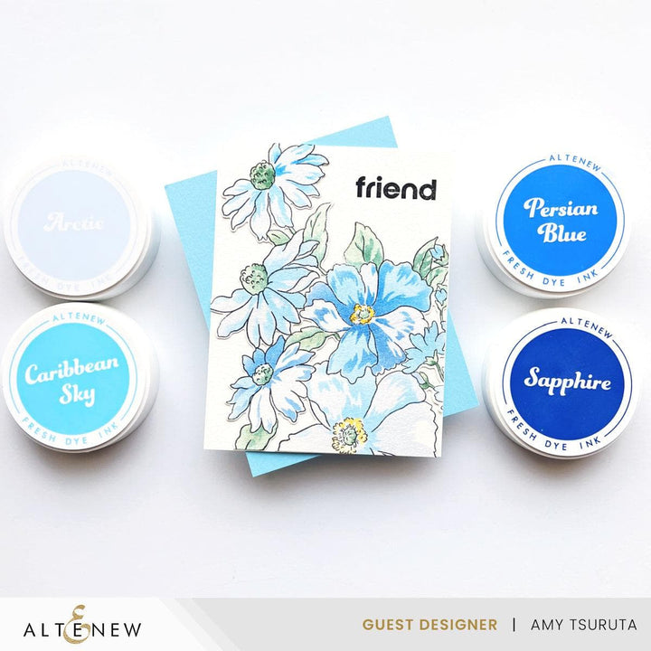 Glacier Caves Fresh Dye Ink Mini Cube Set