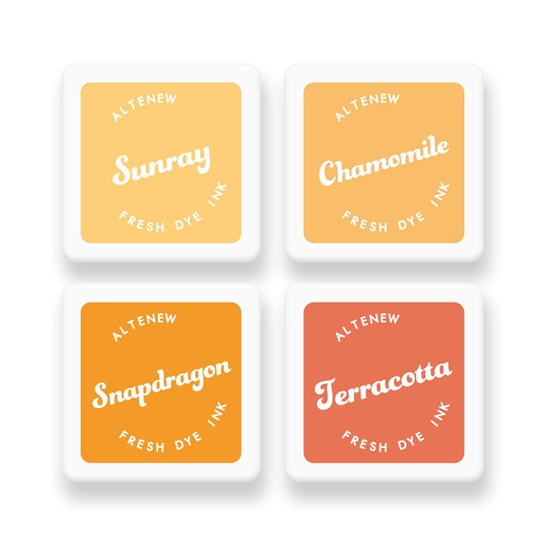 Stewart Superior Inks Golden Sunset Fresh Dye Ink Mini Cube Set