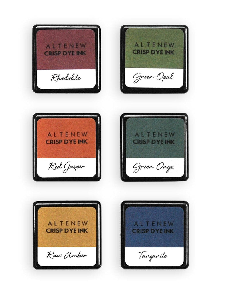 Altenew Jewel Tones 6 Crisp Dye Ink Mini Cube Set for Stamping