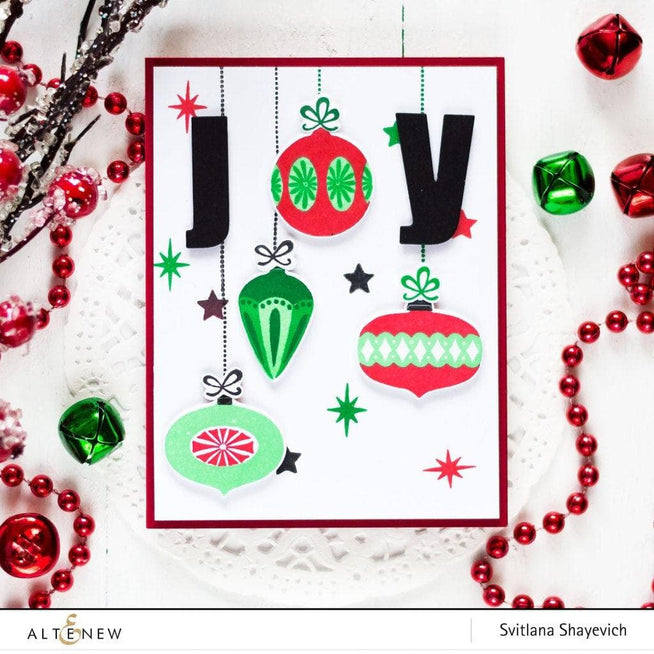 Altenew Just Green Crisp Dye Ink pad with vibrant green ink for stamping and crafting projects.