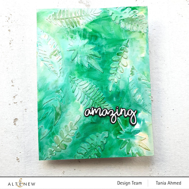 Altenew Just Green Crisp Dye Ink bottle, vibrant green ink for stamping and crafting projects.