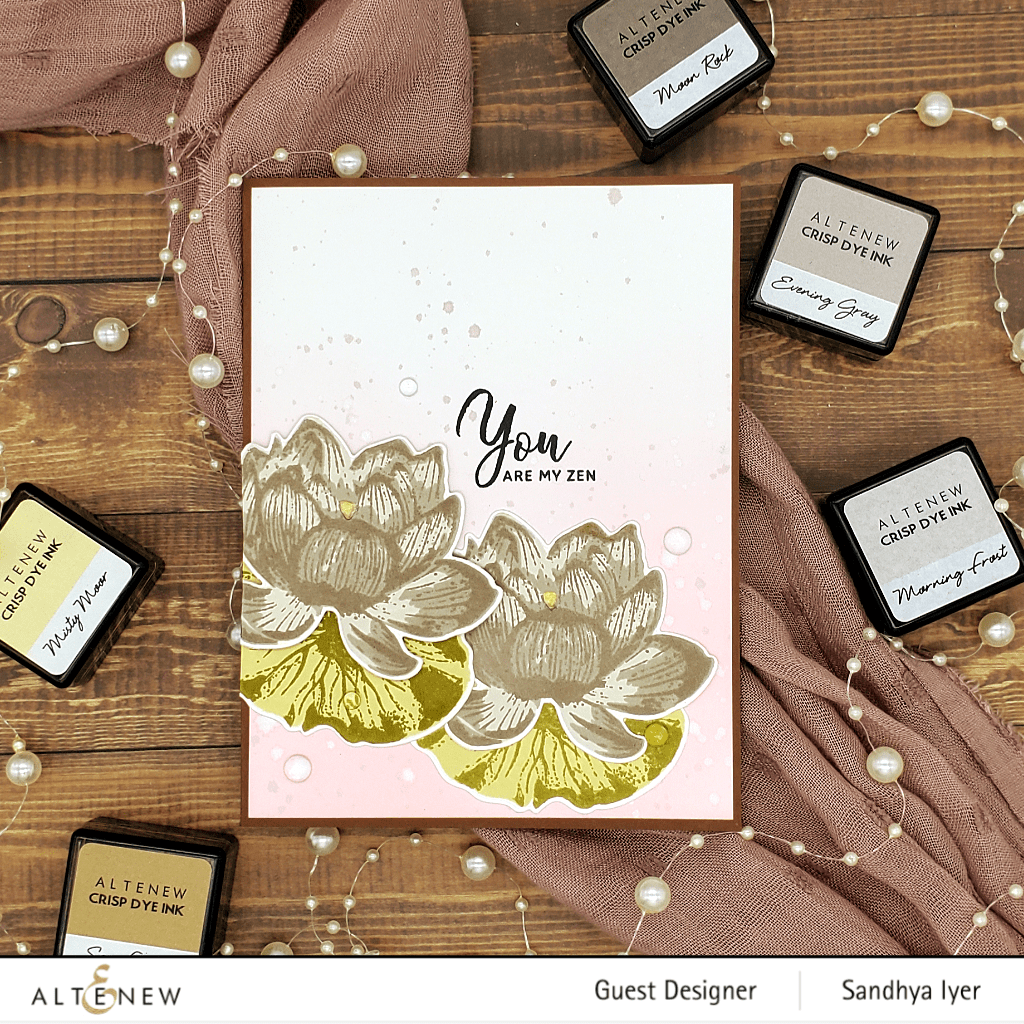 Altenew Mangrove Root Crisp Dye Ink pad with vibrant green and brown ink colors, ideal for stamping and crafting projects