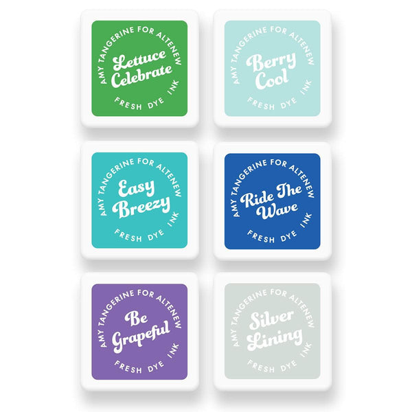 Stewart Superior Inks Ocean Dreams Fresh Dye Ink 6 Mini Cube Set