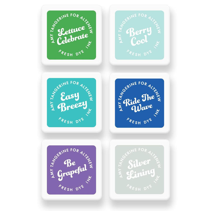Stewart Superior Inks Ocean Dreams Fresh Dye Ink 6 Mini Cube Set
