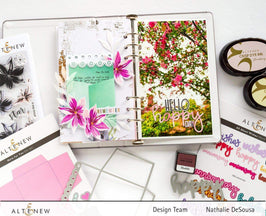 Red Jasper Crisp Dye Ink pad by Altenew, vibrant red ink for stamping and crafting on paper.