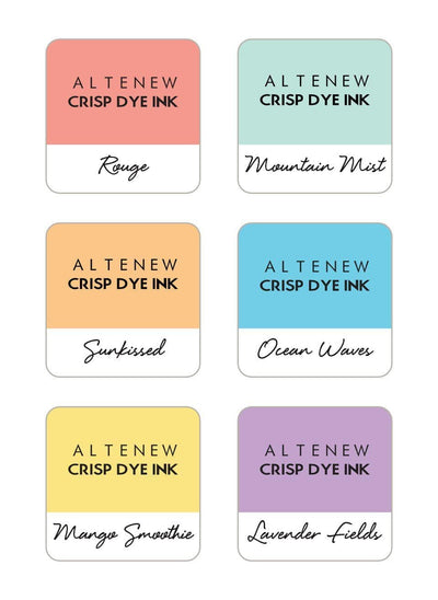 Stewart Superior Inks Soft Pastel 6 Crisp Dye Ink Mini Cube Set