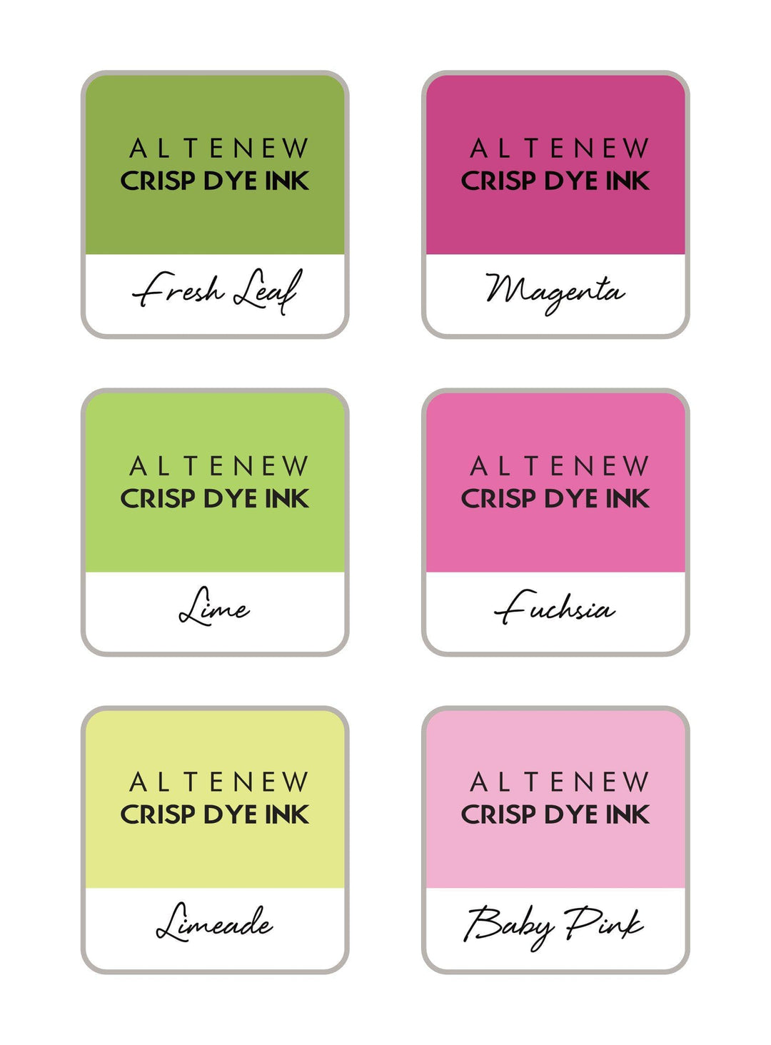 Spring Bouquet 6 Crisp Dye Ink Mini Cube Set – Altenew