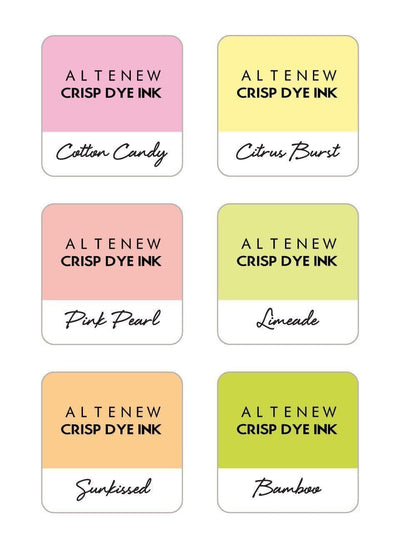 Stewart Superior Inks Summer Sherbet 6 Crisp Dye Ink Mini Cube Set