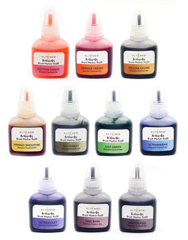 Altenew Liquid Watercolor Bundle Autumn Festival Liquid Watercolor - Brush Marker Refill Bundle