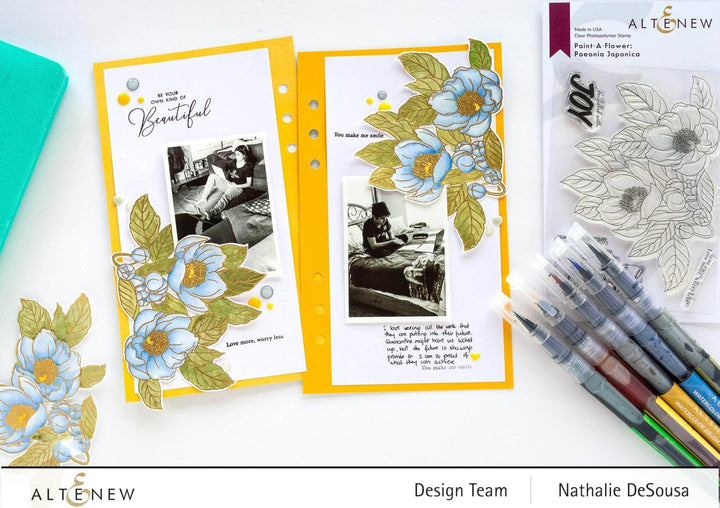 Altenew Liquid Watercolor Bundle Autumn Festival Liquid Watercolor - Brush Marker Refill Bundle