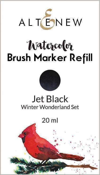 Be Creative Arts Crafts Liquid Watercolor Jet Black Liquid Watercolor - Brush Marker Refill
