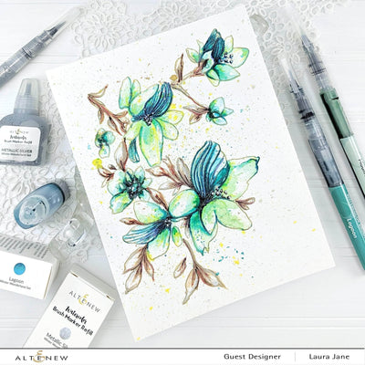 Be Creative Arts Crafts Liquid Watercolor Lagoon Liquid Watercolor - Brush Marker Refill