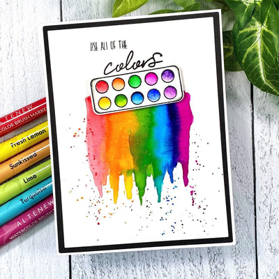 Be Creative Arts Crafts Liquid Watercolor Lime Liquid Watercolor - Brush Marker Refill