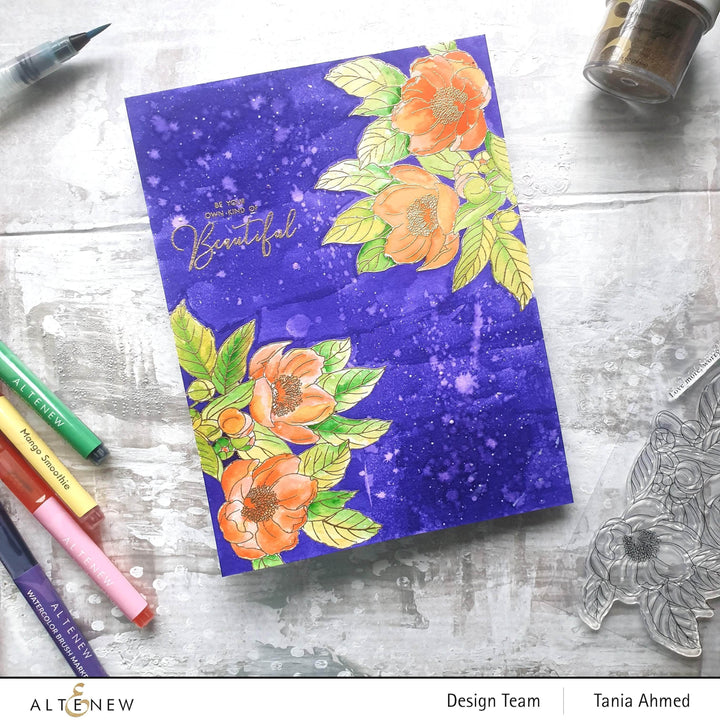 Be Creative Arts Crafts Liquid Watercolor Mango Smoothie Liquid Watercolor - Brush Marker Refill