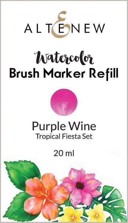 Be Creative Arts Crafts Liquid Watercolor Purple Wine Liquid Watercolor - Brush Marker Refill