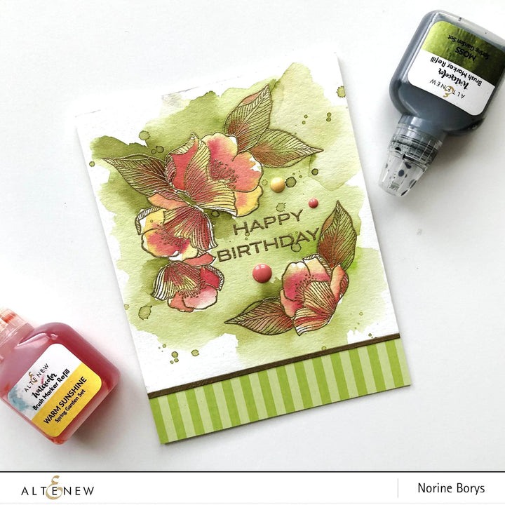 Be Creative Arts Crafts Liquid Watercolor Warm Sunshine Liquid Watercolor - Brush Marker Refill