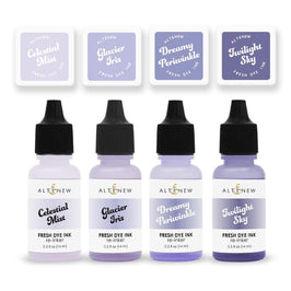 Moonlit Twilight Fresh Dye Ink Mini Cube & Reinker Bundle
