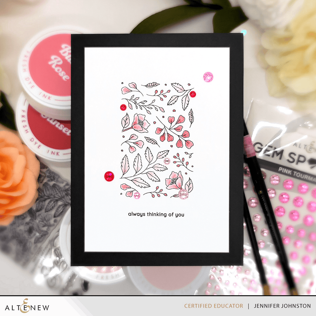 Blushberry Bliss Fresh Dye Ink Mini Cube & Re-inker Bundle