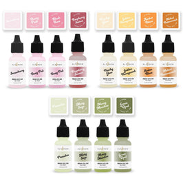 Botanical Brilliance Fresh Dye Ink Mini Cube & Re-inker Bundle