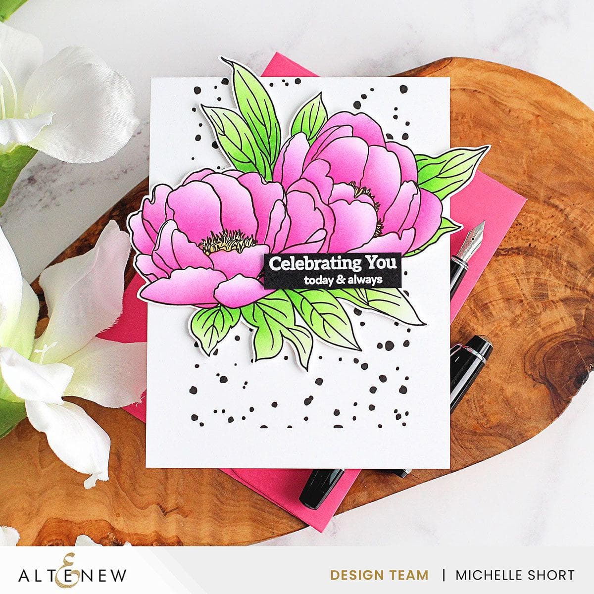 Cherry Blossom Fresh Dye Ink Mini Cube & Re-inker Bundle