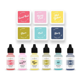 Altenew Mini Cubes & Reinker Bundle Deco Garden Fresh Dye Ink Mini Cube & Re-inker Bundle