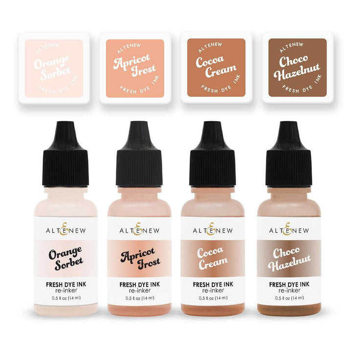 Dessert Dreams Fresh Dye Ink Mini Cube & Reinker Bundle