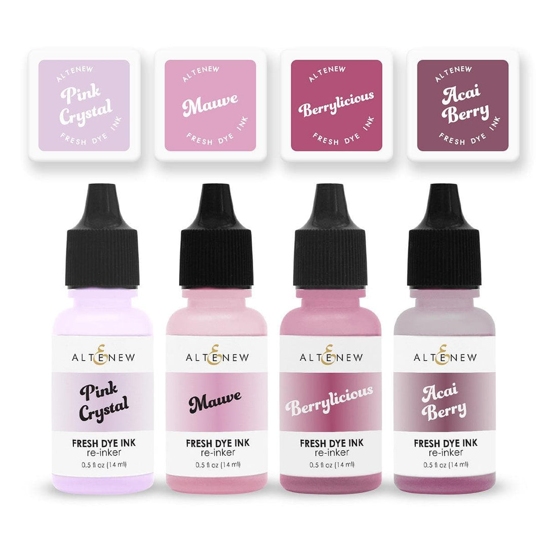 Dried Petals Fresh Dye Ink Mini Cube & Re-inker Bundle