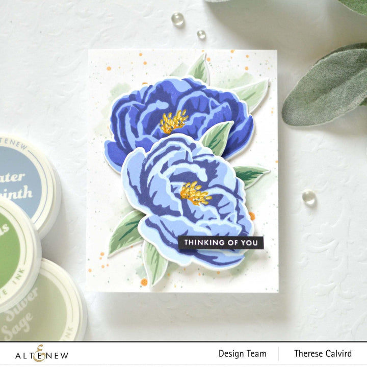 Altenew Mini Cubes & Reinker Bundle Frosted Foliage Fresh Dye Ink Mini Cube & Re-Inker Bundle