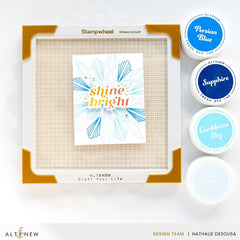 Glacier Caves Fresh Dye Ink Mini Cube & Re-inker Bundle