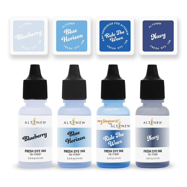 Marine Life Fresh Dye Ink Mini Cube & Reinker Bundle