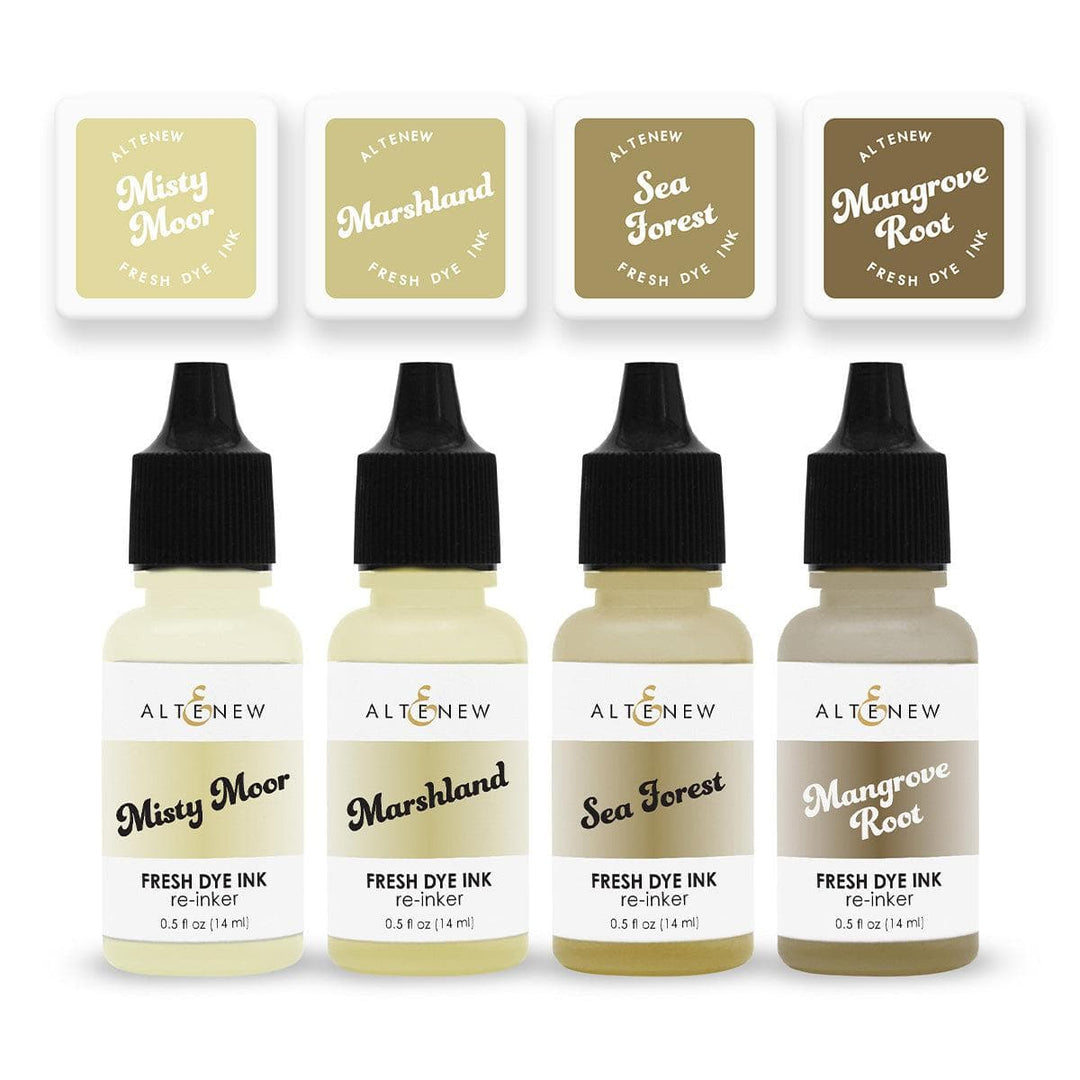 Nature’s Wonders Fresh Dye Ink Mini Cube & Re-inker Bundle