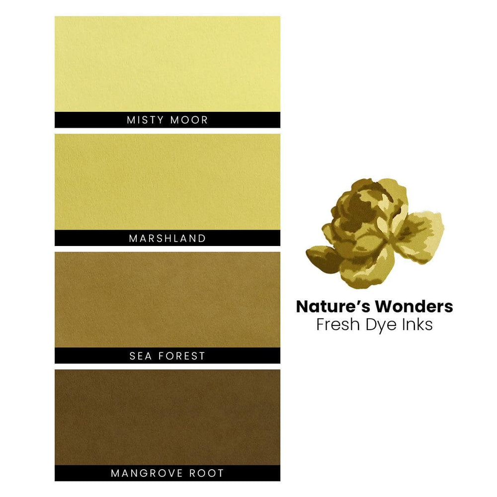 Nature’s Wonders Fresh Dye Ink Mini Cube & Re-inker Bundle