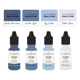 Altenew Mini Cubes & Reinker Bundle Northern Shore Crisp Dye Ink Mini Cube & Re-inker Bundle