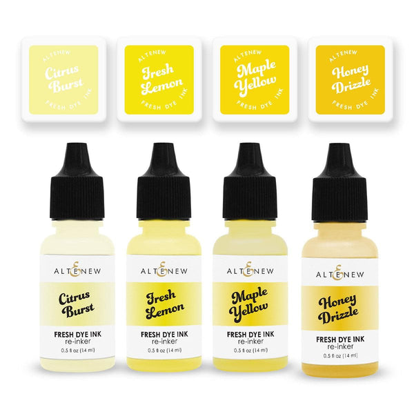 Pocketful of Sunshine Fresh Dye Ink Mini Cube & Re-inker Bundle