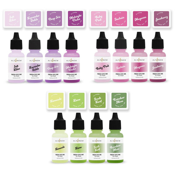 Spectacular Spectrum Fresh Dye Ink Mini Cube & Reinker Bundle