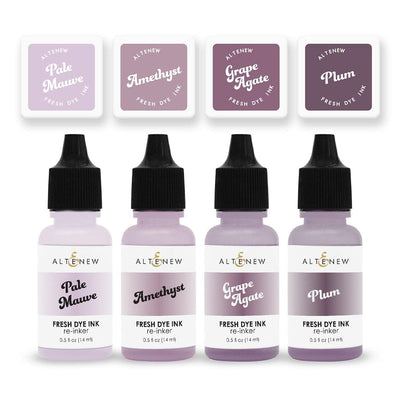 Sugarplums Fresh Dye Ink Mini Cube & Re-inker Bundle