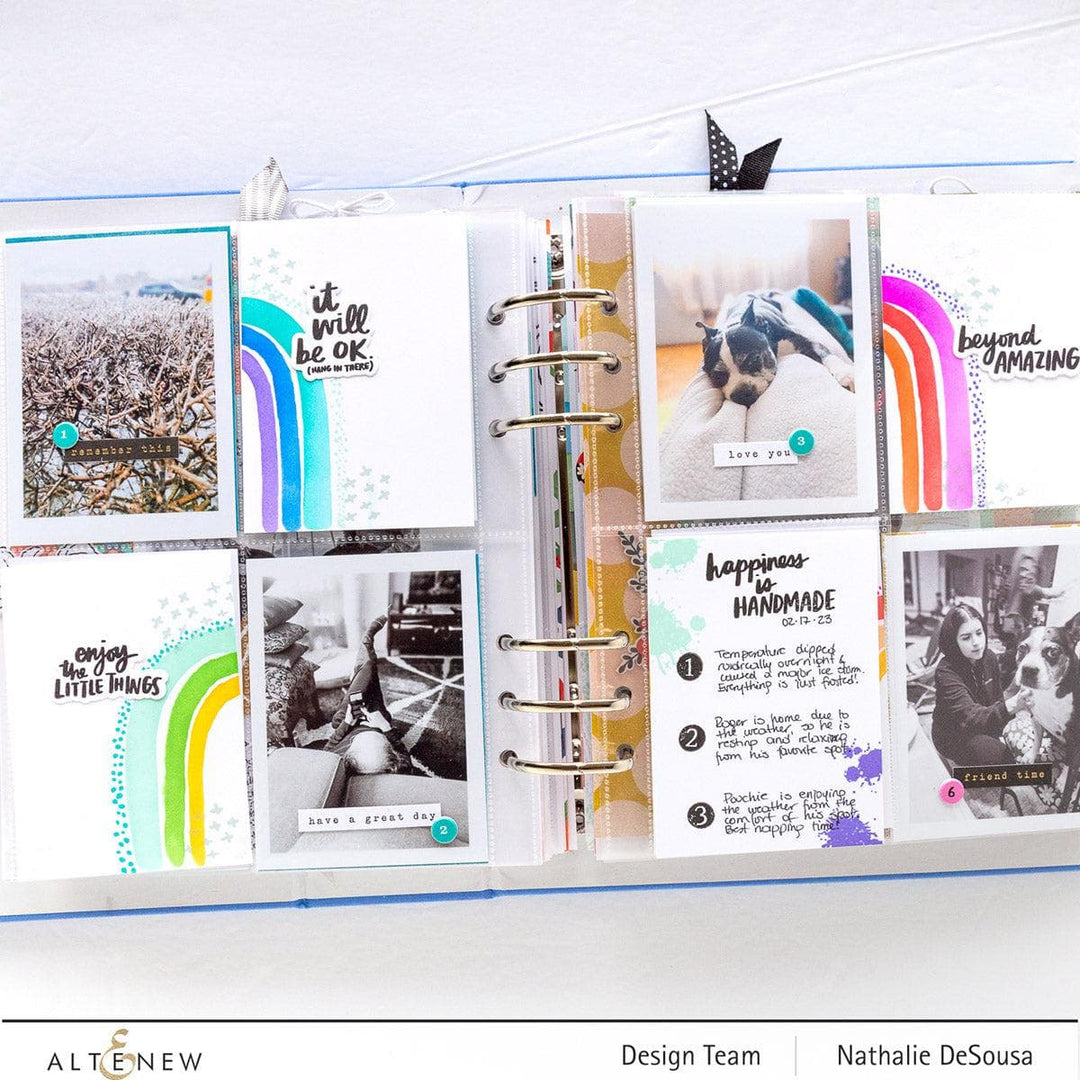 Altenew Mini Cubes & Reinker Bundle Summer Sunrise Fresh Dye Ink 6 Mini Cube & Re-inker Bundle