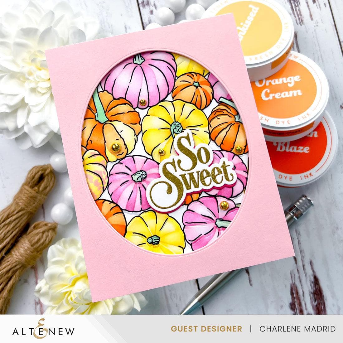 Sunkissed Serenity Fresh Dye Ink Mini Cube & Re-inker Bundle