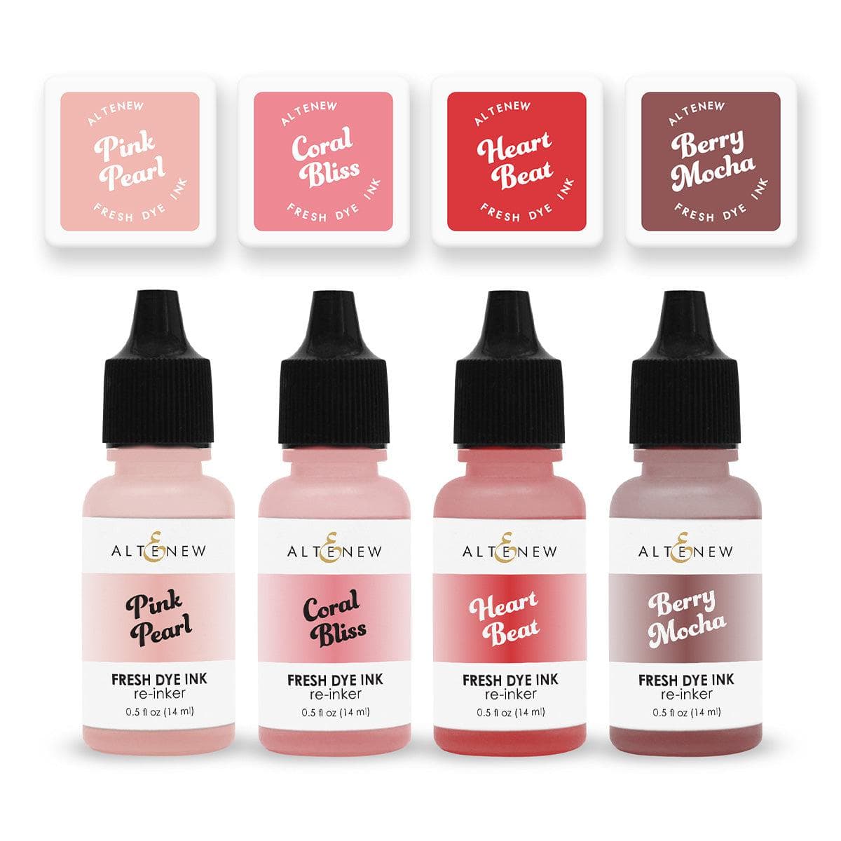 Tea Party Fresh Dye Ink Mini Cube & Reinker Bundle | Altenew
