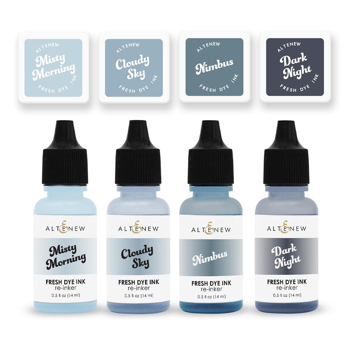 Tranquility Fresh Dye Ink Mini Cube & Reinker Bundle