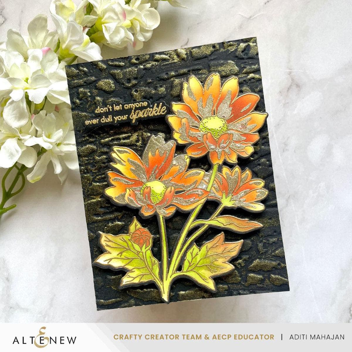 Tropical Tango Fresh Dye Ink Mini Cube & Reinker Bundle | Altenew