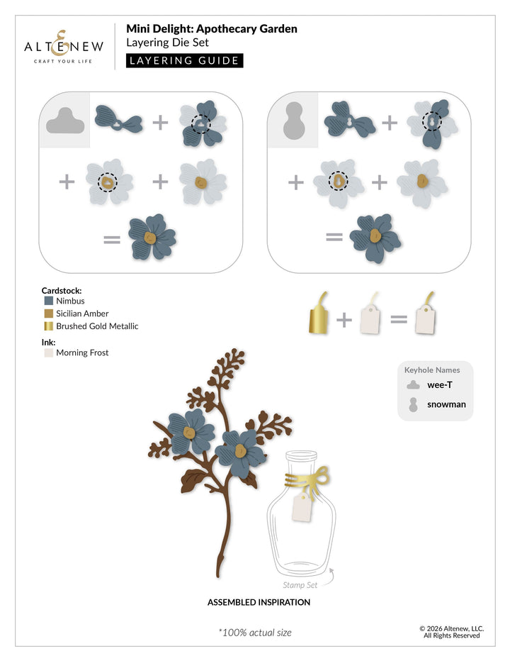 Mini Delight: Apothecary Garden Stamp & Die Set