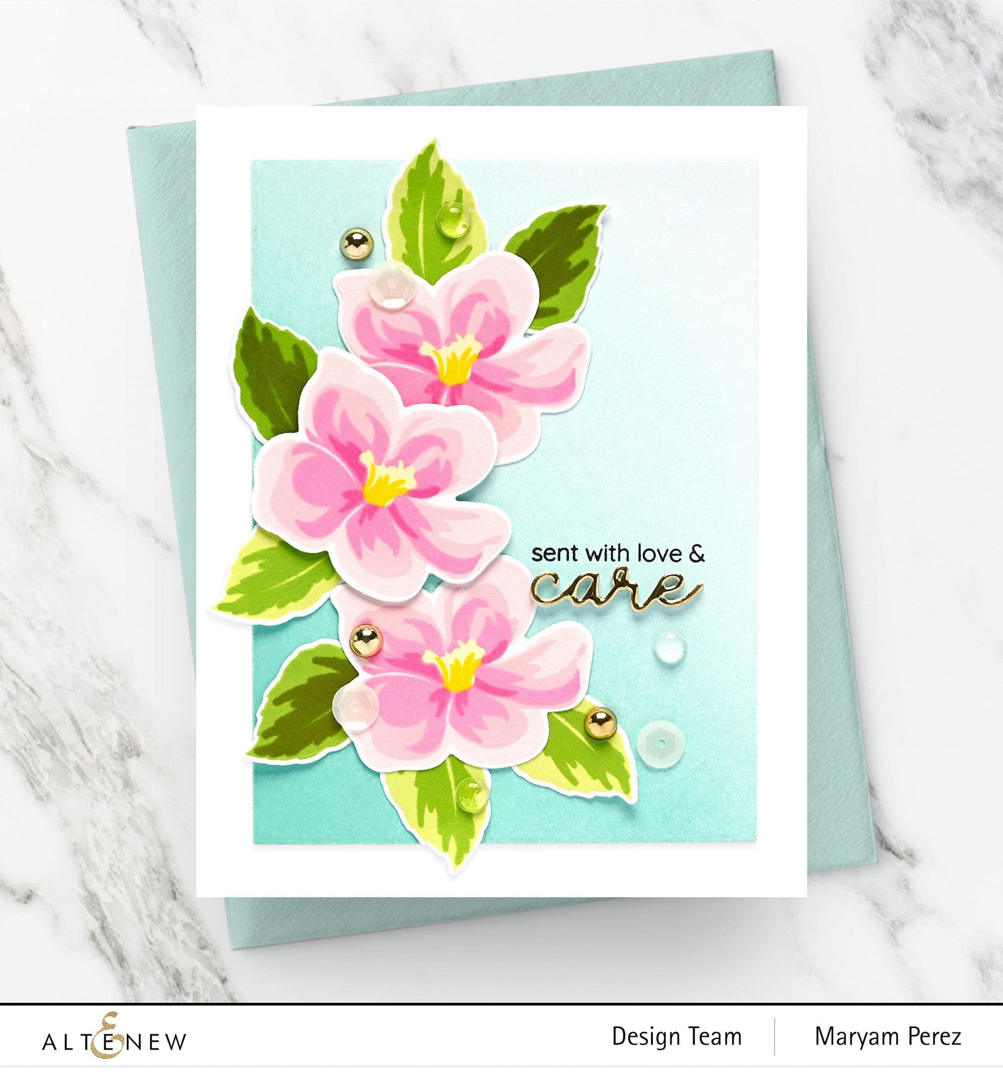 Mini Delight: Apple Blossoms Stamp & Die Set | Altenew