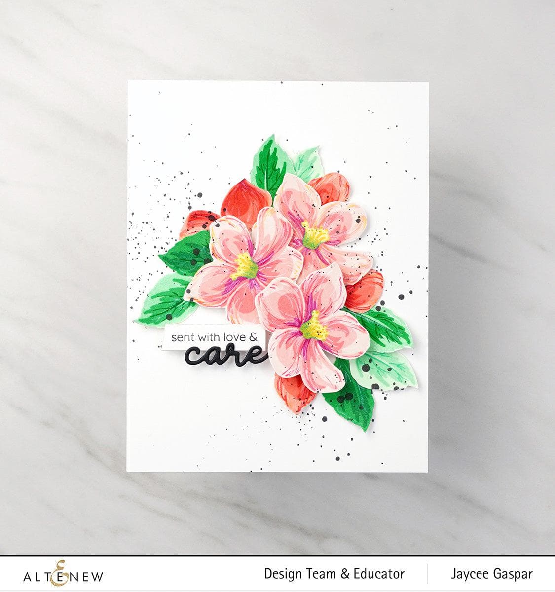 Mini Delight: Apple Blossoms Stamp & Die Set | Altenew